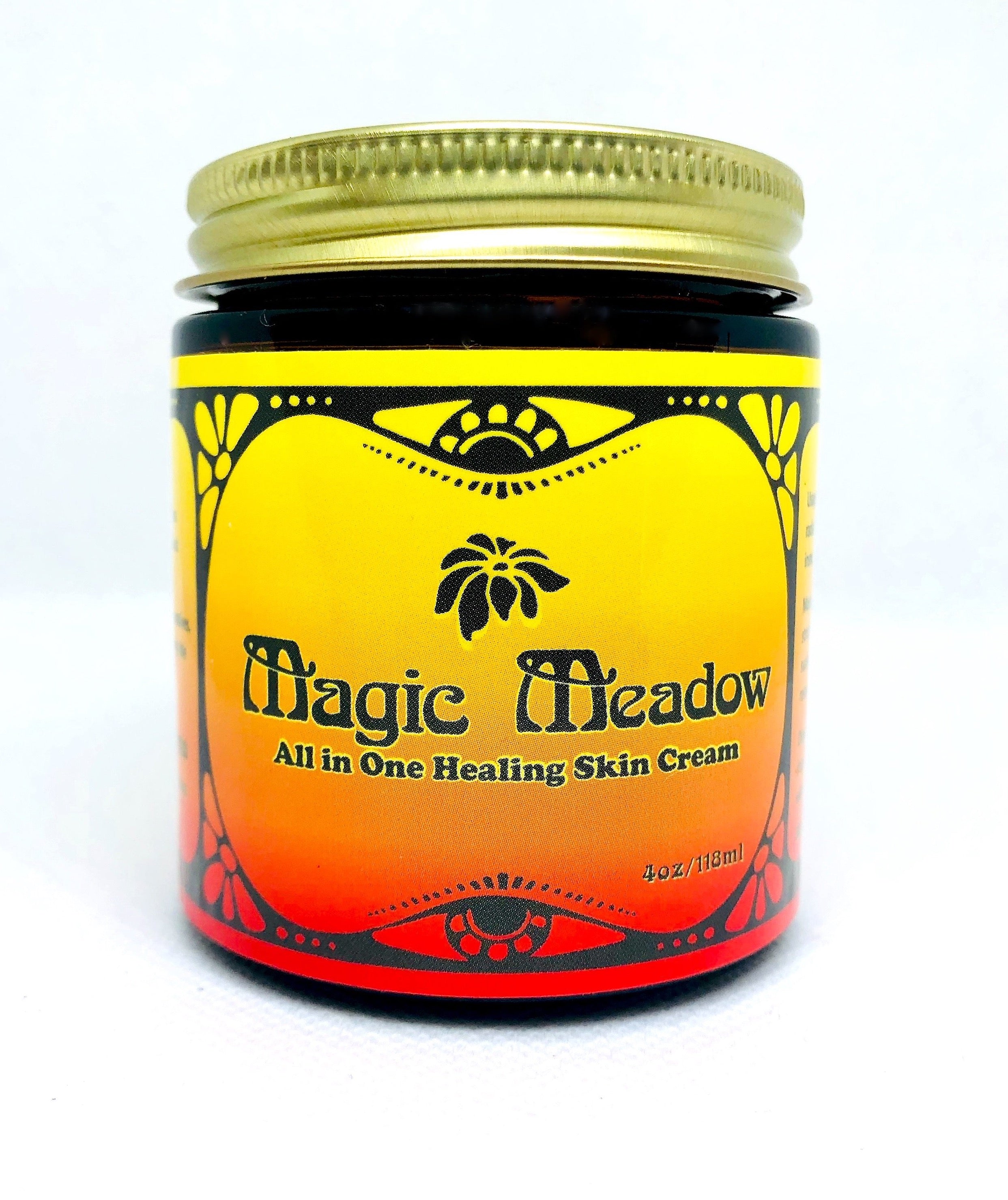 Magic Meadow All In One Organic Healing Skin Cream all natural ingredients,  sustainable packaging plastic free zero waste recyclable packaging  